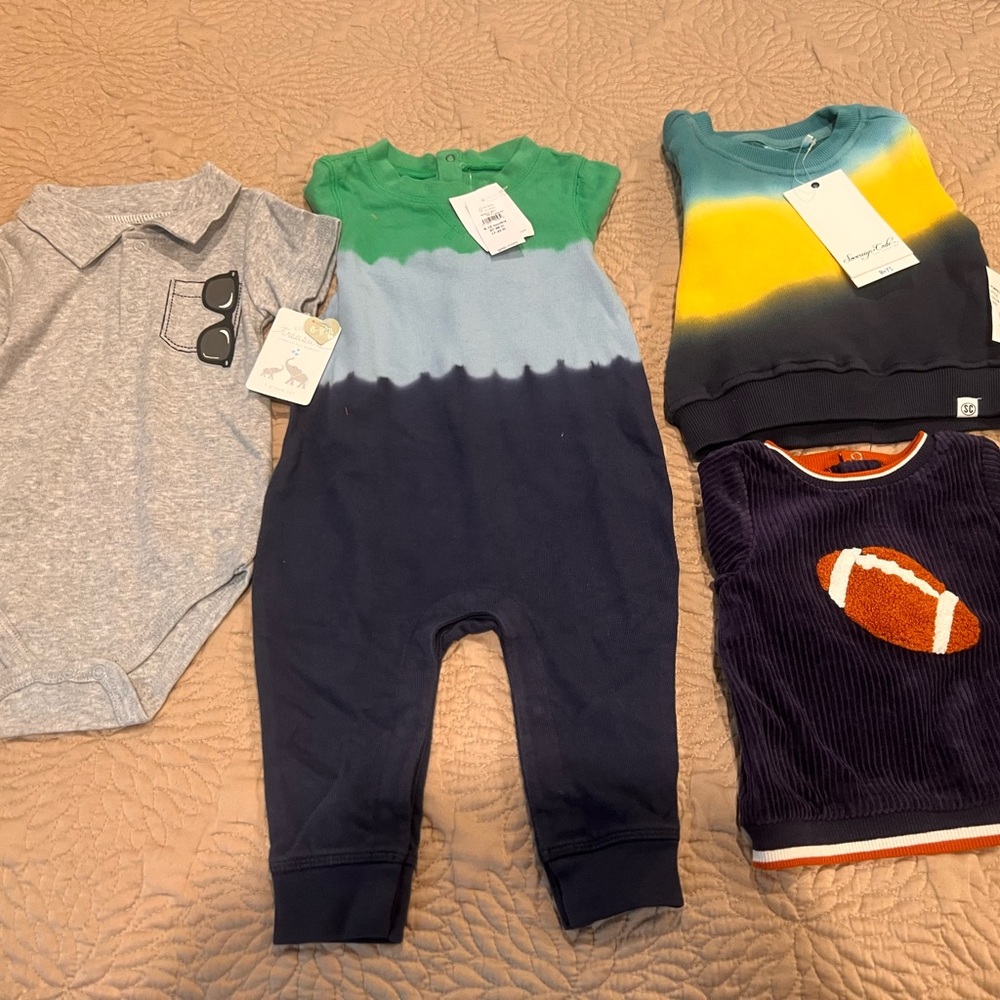Boys Baby Size 6-12 Months GAP, Little Me, Sovereign Code All NEW with Tags